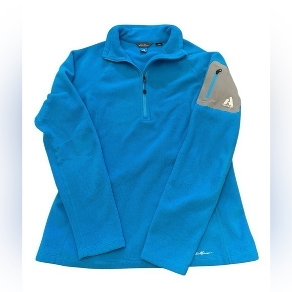 Eddie Bauer Jackets & Blazers - Eddie Bauer Polartec Long Sleeve Fleece Quarter Zip - Womens Size Medium - Blue